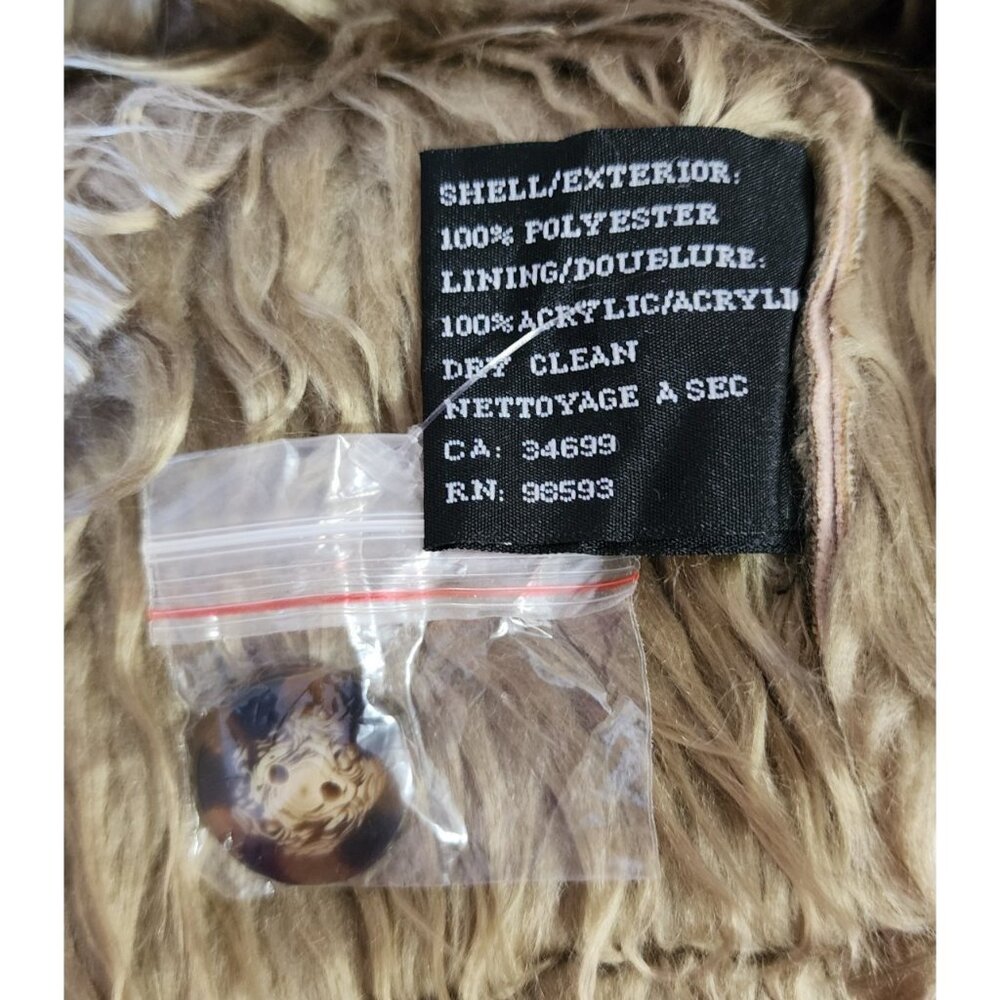 Trail of Painted Ponies Women's XL Long Jacket Faux Suede‎ Fur Lined Stitched - Picture 11 of 11